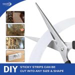 1 Inch x 26 Feet Hook and Loop Tape Sticky Back Fastener Roll, Nylon Self Adhesive Heavy Duty Strips Fastener for Home Office School Car and Crafting Organization - Image 2